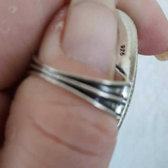 New Pink Topaz 925 Silver Statement Ring. - Picture 8 of 8